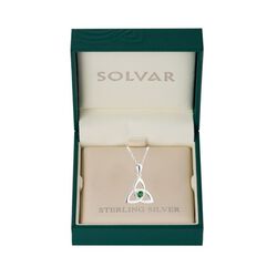 Solvar Silver Trinity Knot Pendant
