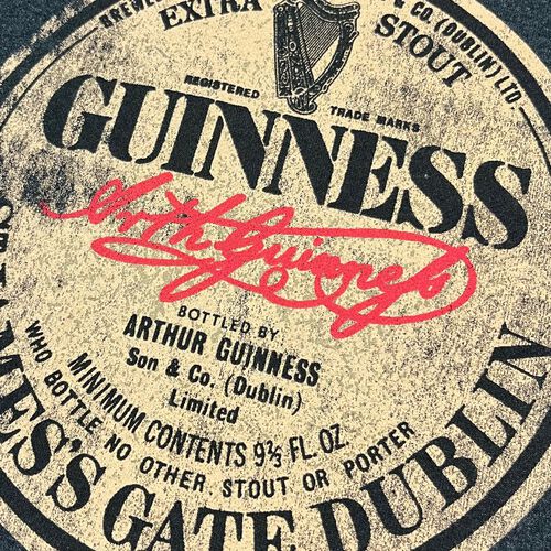 Guinness Charcoal Acid-Wash Sweatshirt  XXXL