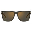 Boss BOSS 1634/S Grey Brow Rectangular Flat Top Sunglasses