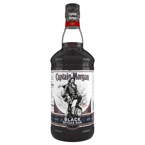 Captain Morgan Black Spiced Rum 1L