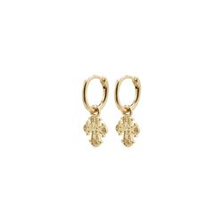  Dagmar Recycled Huggie Hoop Earrings Gold