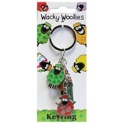 Wacky Woolies Charm Key Ring