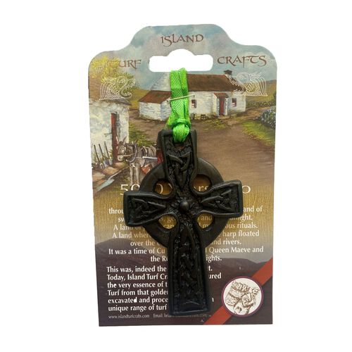 Island Turf Craft Turf Celtic Cross Decoration
