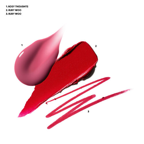MAC Ruby Woo Lip Trio