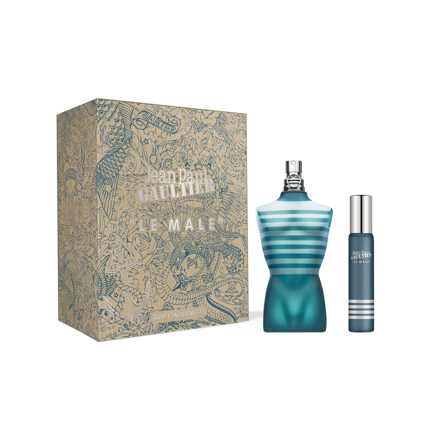 Le Male Eau De Parfum and Megaspritzer Set 125ml 20ml