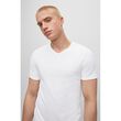 Boss Mens Underwear T-Shirt 3 Pack White Classic V-Neck