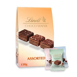 Lindt Wafer Assorted Bag 138g