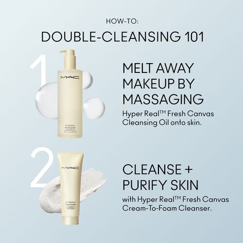MAC Hyper Real Fresh Canvas Cream-To-Foam Cleanser 30ml