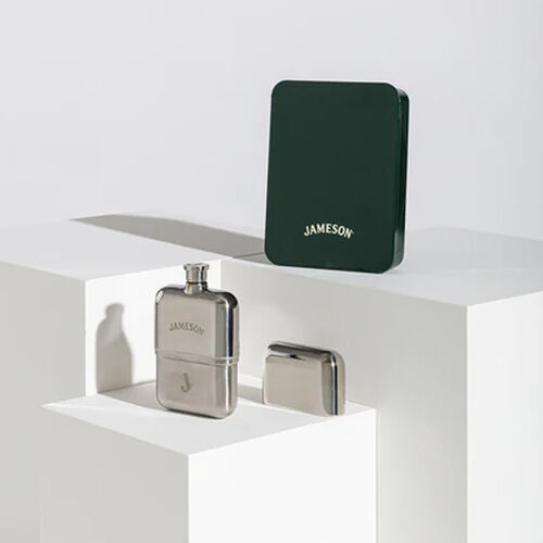 Jameson Free Hip Flask worth €30 when you spend €100 on Jameson products*