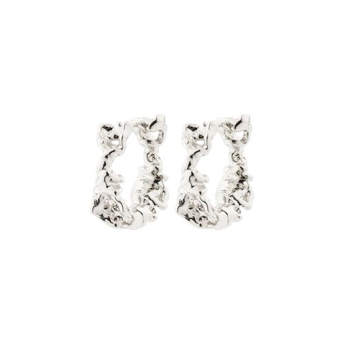  Trust Recycled Hoop Earrings Silver