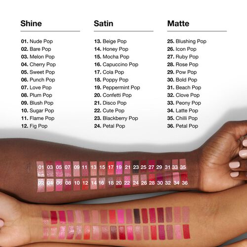 Clinique Pop Longwear Lipstick Bare Pop