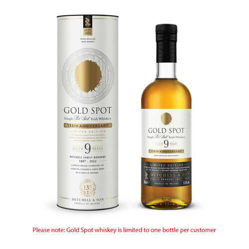 Gold Spot 9 Year Old Single Pot Still Irish Whiskey 70cl