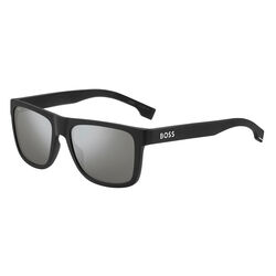 Boss BOSS 1647/S Black Rectangular Sunglasses