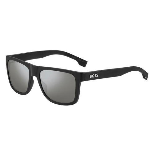 Boss BOSS 1647/S Black Rectangular Sunglasses