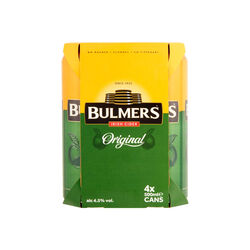 Bulmers Bulmers Original Irish Cider 4x50cl