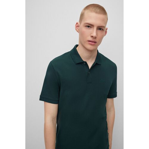 Boss Mens Polo Open Green Pallas