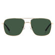 Polaroid PLD 4128/S/X Gold Rectangular Sunglasses