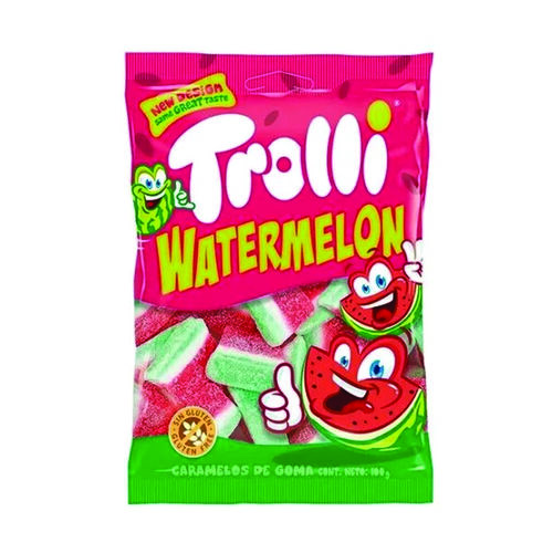 Trolli  Trolli Watermelon Slices Bag 100g 0
