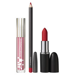 MAC Ruby Woo Lip Trio