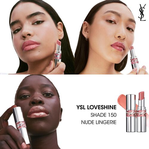 YSL Loveshine Wet Shine Lipstick 150 Nude Lingerie