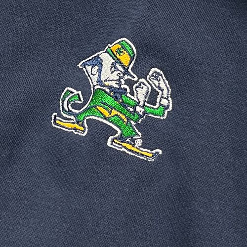 Notre Dame Ireland Navy Sleeve Hoodie S