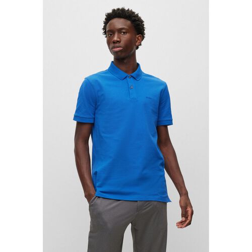 Boss Mens Polo Medium Blue Pallas