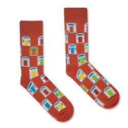 Irish Socksciety Dublin Doors Socks UK 3 - 7 