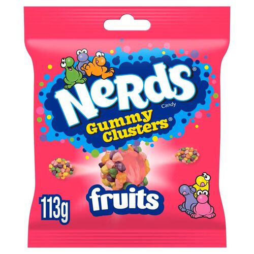NERDS Nerds Candy Sweets Gummy Clusters Sharing Bag Fruits 113g