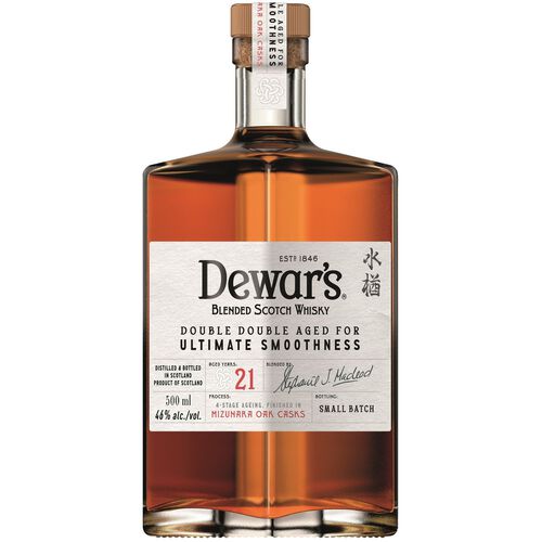 Dewar's Double Double 21 Year Old Mizunara Oak Cask Finish 500ml