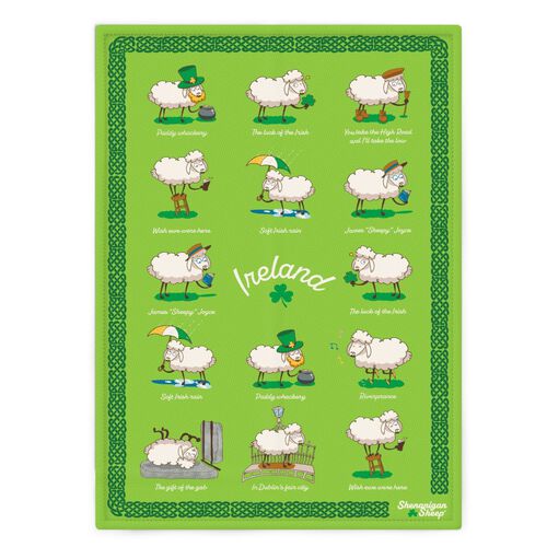 Souvenir Sheep Tea Towel