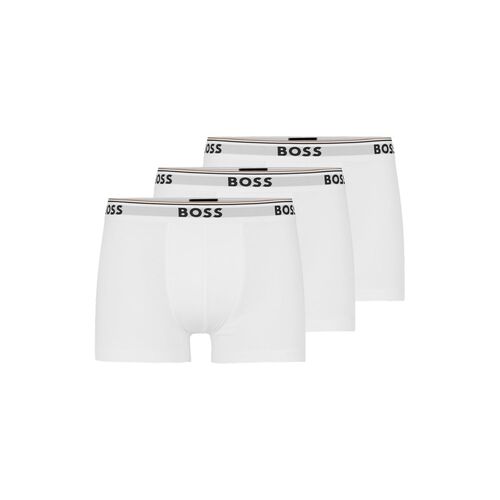 Boss Mens Trunk 3 Pack White Power