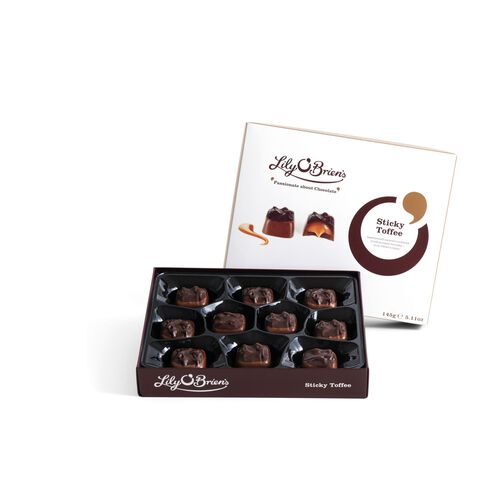 Lily O Briens Sticky Toffee Collection, 10 chocolates, 145g