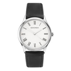 Sekonda Watches Easy Reader Men's Watch 1853 Silver / Black strap