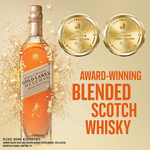 Johnnie Walker Gold Label Reserve Blended Scotch Whisky 1L