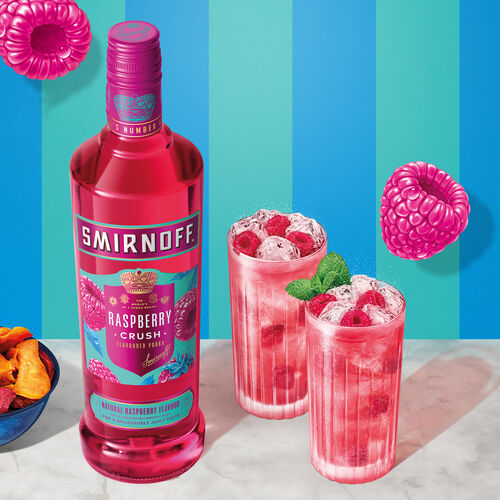 Smirnoff Smirnoff Raspberry Crush Flavoured Vodka 1L