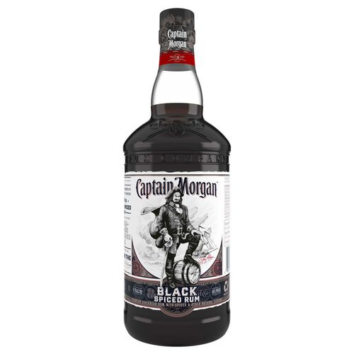 Captain Morgan Black Spiced Rum 1L