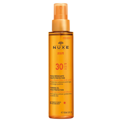 Nuxe Sun Tanning Oil High Protection SPF30 150ml