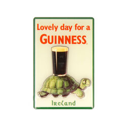 Guinness Layered Wooden Magnet Tortoise