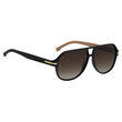 Boss BOSS 1507/S Black Rectangular Sunglasses