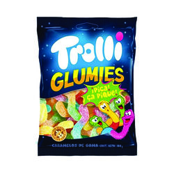 Trolli  Trolli Sour Glowworms Bag 100g 0