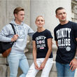 Trinity Grey Marl And Navy Trinity College 1592 Hoody   L