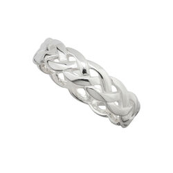 Solvar Ladies Celtic Knot Band Size 8