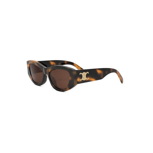 Celine Triomphe Sunglasses in Blonde Havana