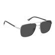 Polaroid PLD 4128/S/X Palladium Rectangular Sunglasses