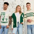 Guinness Cream & Green Knitted Jumper XS