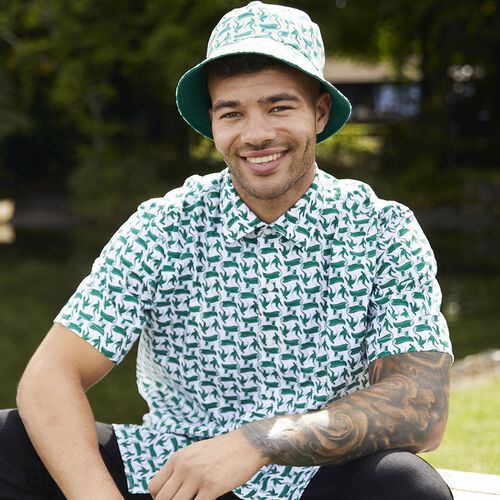 Guinness Reversiable Spring Green and Cream Bucket Hat
