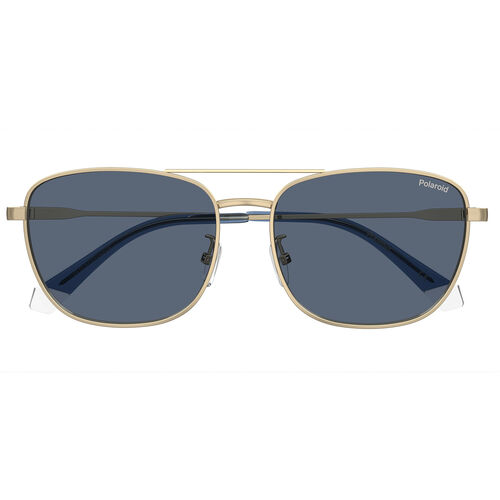 Polaroid PLD 4172/G/S/X Gold Square Double Bridge Sunglasses