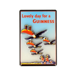 Guinness Layered Wooden Magnet Flying Toucan