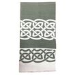 Book of Kells Celtic Thyme & Grey Reversible Scarf