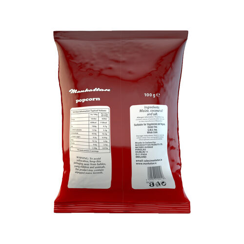 Manhattan Popcorn Manhattan Salted Popcorn 100g